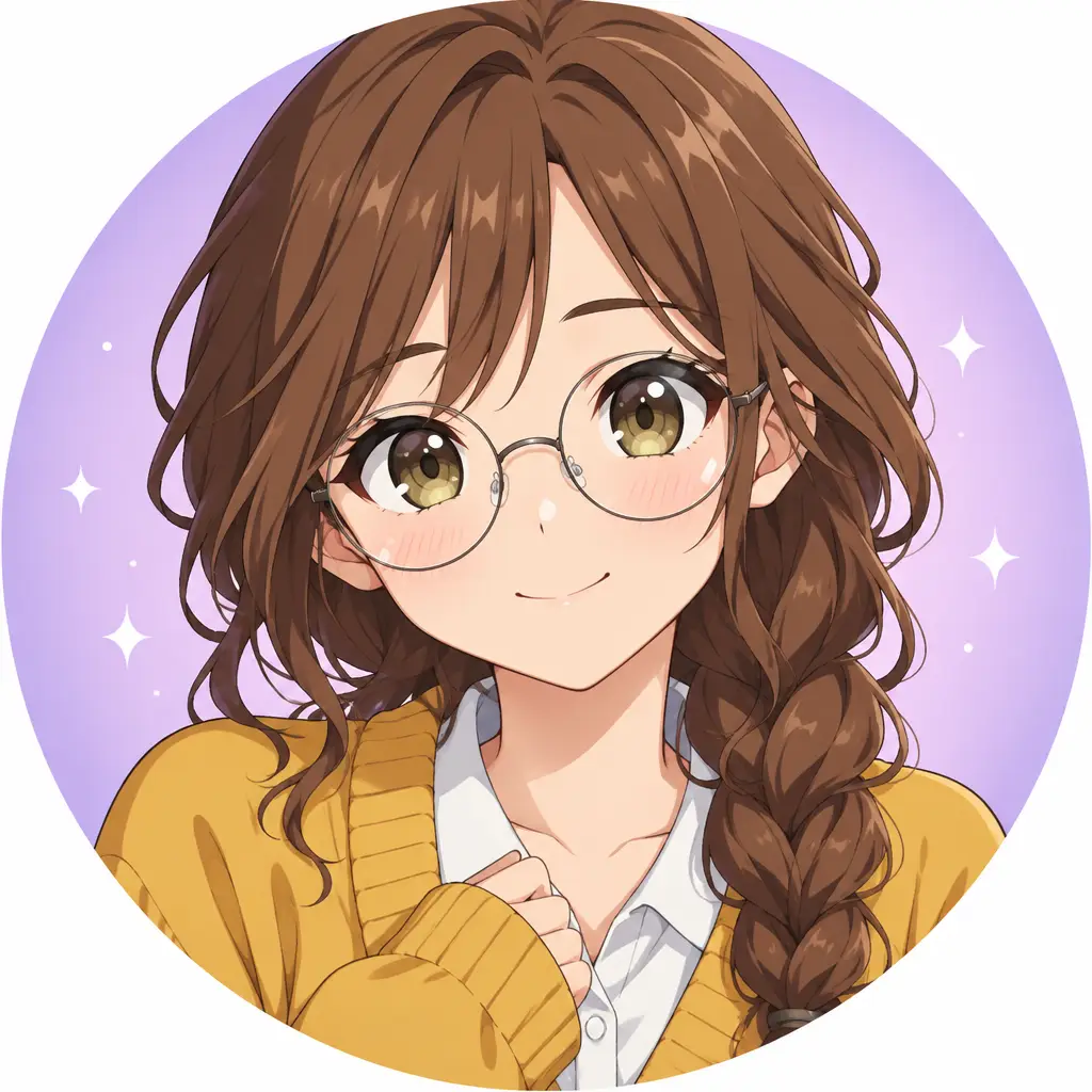 Dresseuse aux lunettes rondes et tresse